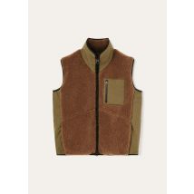 Loro Piana - Gilet Ander Curly Cashfur, Woman, Antelope Brown/Pear Melange, Size: XS