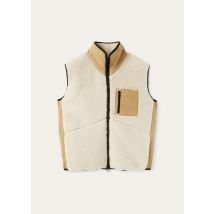 Loro Piana - Gilet Ander Curly Cashfur, Woman, White Amchoor, Size: L