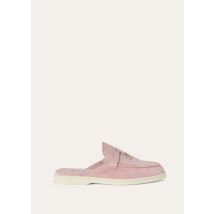 Loro Piana - Babouche Charms Walk Silky Suede Special Charms, Femme, Pivoine clair, Taille: 36,5
