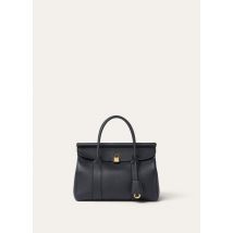 Loro Piana - Loom L25 Fine Grained Leather, Woman, Blue Navy/Sun Gold, Size: NR