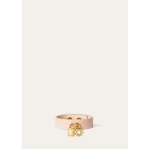 Loro Piana - Extra Bracelet Saddle Leather Tg S/m L/xl, Woman, Feather Pink/Sun Gold, Size: L