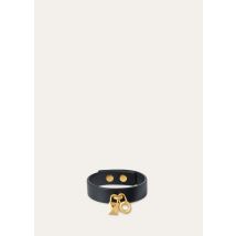 Loro Piana - Extra Bracelet Saddle Leather Tg S/m L/xl, Woman, Black/Jewel Sun Gold, Size: L