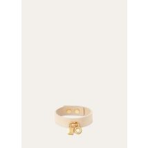 Loro Piana - Extra Bracelet Saddle Leather Tg S/m L/xl, Woman, Light Mastic/Jewel Sun Gold, Size: L