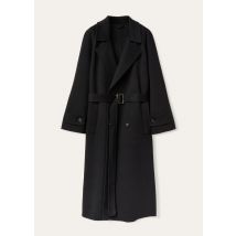 Loro Piana - Foster Db Coat Baby Cash Double, Woman, Black, Size: 48