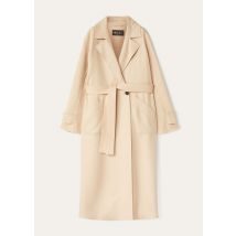 Loro Piana - Freddy Db Coat Only Double, Woman, Natural Light Camel, Size: 46