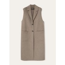 Loro Piana - Zane Vest Compact Cash Double Rain, Frau, Rustic Amber, Größe: S