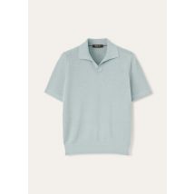 Loro Piana - Empire Wish Wool Polo Mc Gg 18, Man, Minty Breeze, Size: 54