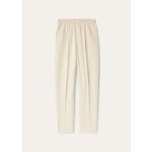 Loro Piana - Siena Trousers Silk Cotton Gg 14, Woman, Rice Milk, Size: 42