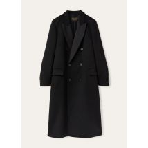 Loro Piana - Jerard Db Coat Cash Double-satin Mireille, Woman, Black, Size: 42