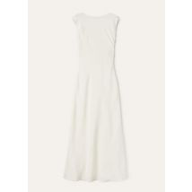 Loro Piana - Tess Dress Cady Marocain, Woman, Diamond White, Size: 40