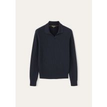 Loro Piana - Lexington Baby Cash Polo Gg 12, Man, Navy Blue, Size: 58