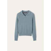 Loro Piana - Lexington Baby Cash Polo Gg 12, Uomo, Sea Fog Melange, Taglia: 56