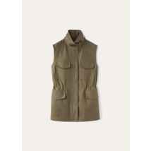 Loro Piana - Paul Vest Antigua 3l Storm, Woman, Tundra Green/Highlander Camel, Size: L