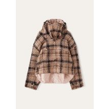 Loro Piana - Emerson Anorak Andre' Print Tweed, Femme, Maple Cream/Ebony, Taille: S