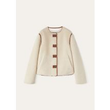 Loro Piana - Jerry Blouson Cashfur, Woman, Ancient Papyrus, Size: 38