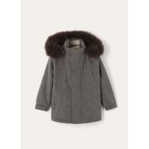 Loro Piana - Icer Kid Parka Cash Storm, Gray Melange, Taglia: 8