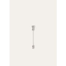 Loro Piana - Geometric Pin Cardo 50mm, Woman, Antique Silver, Size: NR