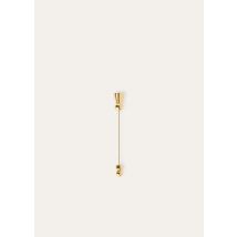 Loro Piana - Geometric Pin Cardo 50mm, Woman, Jewel Sun Gold, Size: NR