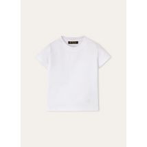 Loro Piana - My-t Kid T-shirt Cotton, Optical White, Taglia: 6