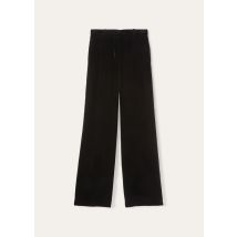 Loro Piana - Goldie Trousers Silk Velvet, Donna, Black, Taglia: 42