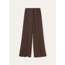 Loro Piana - Emmit Trousers Summer Linen Crepe, Woman, Ebony, Size: 36