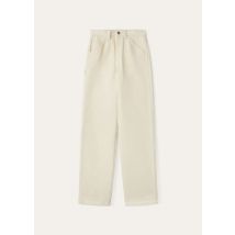 Loro Piana - Etienne Trousers Sea Island Denim, Woman, Mild Sand, Size: 31