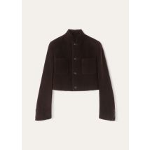 Loro Piana - Livia Sb Jacket Cash Corduroy, Woman, Ebony, Size: 42