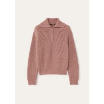 Loro Piana - Loro Bulky Halfneck Sweater Recycled Cash Gg 5, Red Sand Melange, Taille: 3