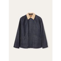 Loro Piana - Tomoki Blouson Cashdenim, Man, Shadow Blue, Size: XL