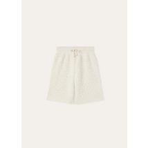 Loro Piana - Cocooning Aircash Shorts Gg 5, Woman, White Snow, Size: S