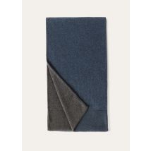 Loro Piana - Duo Scarf Cash Gg 14, Man, Teal Melange/Charcoal Melange, Size: NR