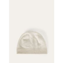 Loro Piana - Duo Beanie Cash Gg 18, Man, Natural Suitcase/Gray Melange, Size: S