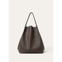 Loro Piana - Bale Hobo Extra Large Tender Calf, Uomo, Dark Chocolate Licorice/Onyx, Taglia: NR