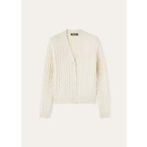 Loro Piana - Jubilee Cables Cardigan Sweater Baby Cash Gg 7, Damen, Pure Jubilee, Größe: 44