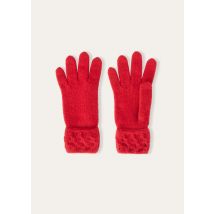 Loro Piana - Valle' Gloves Baby Cash Gg 5, Woman, Candy Apple Red, Size: M