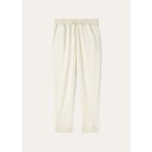 Loro Piana - Cocooning Pants Raw Cash Fleece, Man, Vanilla Ivory, Size: L