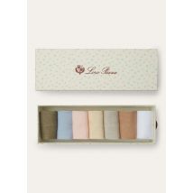 Loro Piana - Weekly Socks Set Cotton Gg 18, Natural Multicolor, Size: 3-6