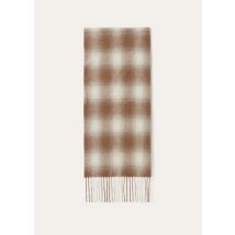 Loro Piana - Sciarpa Tartan Wish Cash, Man, Light Camel/Ancient Paper, Size: NR