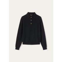 Loro Piana - Classic Baby Cash Polo Gg 12, Woman, Black, Size: 42