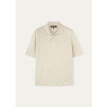 Loro Piana - Cool Linen Polo Mc Silk Cash Gg 18, Man, Apple Tree, Size: 54