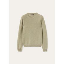 Loro Piana - Fobello Crewneck Sweater Baby Cash Gg 8, Woman, Coriander Seeds Melange, Size: 36