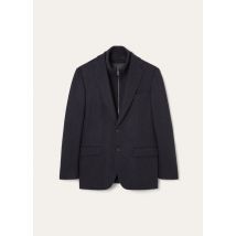 Loro Piana - New Order Sb Jacket Novalis, Man, Navy Blue/Gray Melange, Size: 62