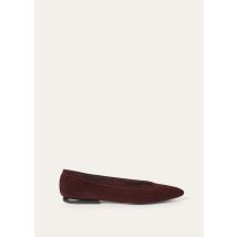 Loro Piana - Primula Ballerina Suede Cashmere, Woman, Wild Prune, Size: 38