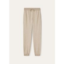 Loro Piana - Cocooning Pants Raw Cash Fleece, Woman, DEMY BROWN NAT, Size: S