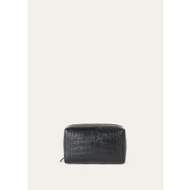 Loro Piana - Extra Travel Pouch Medium Soft Matt Alligator, Man, Black/Black Matt, Size: NR