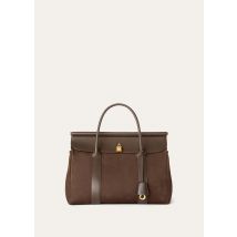 Loro Piana - Loom L32 Nubuck Calf Rounded Leather, Woman, Dark Chocolate Liquorice/Sun Gold, Size: NR