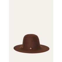 Loro Piana - Evelyn Hat My Felt Cashmere, Woman, Dark Pecan Brown, Size: L