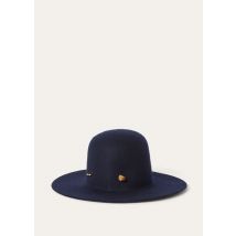 Loro Piana - Evelyn Hat My Felt Cashmere, Woman, Navy Blue, Size: L