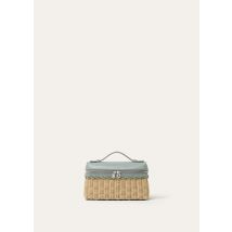 Loro Piana - Extra Pocket L19 East West Wicker/lizard Bc Dec, Woman, Malt/Eucalyptus/Antique Silver, Size: NR