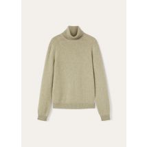 Loro Piana - Fobello Turtleneck Sweater Baby Cash Gg 8, Femme, Coriander Seeds Melange, Taille: 36